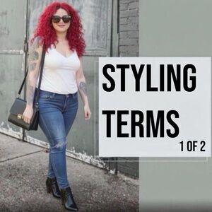 STYLING TERMS & SIZE CHARTS FOR ONLINE SHOPPING (1 of 2)